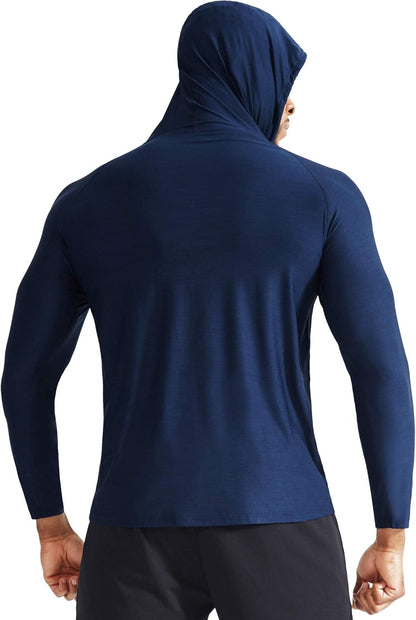 Men'S Dry Fit Athletic Workout Running Shirts Long Sleeve