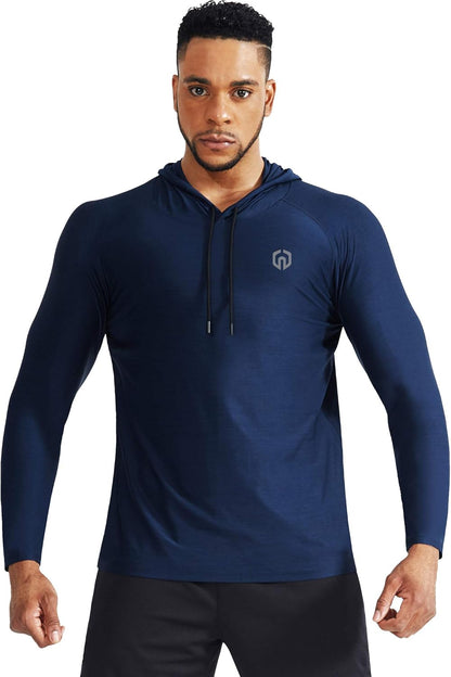 Men'S Dry Fit Athletic Workout Running Shirts Long Sleeve
